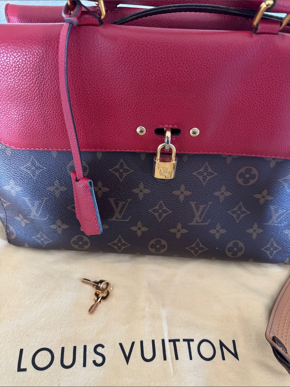 Louis Vuitton Venus with upgraded adjustable  LV monogram strap, pouch avail